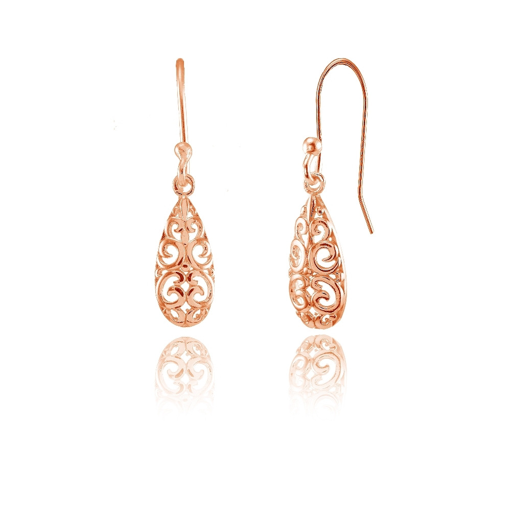 【STONEHENgE】Silver Material Rose Gold Drop Earrings SC1004 StoneHenge Silver Earrings SC1571 Silver 925 Cubic Zirconia
