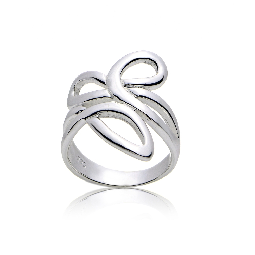 Siel ring001 silver925　14号 0.40 Cts Cubic Zirconia / Sterling Silver 925 Ring / Rhodium