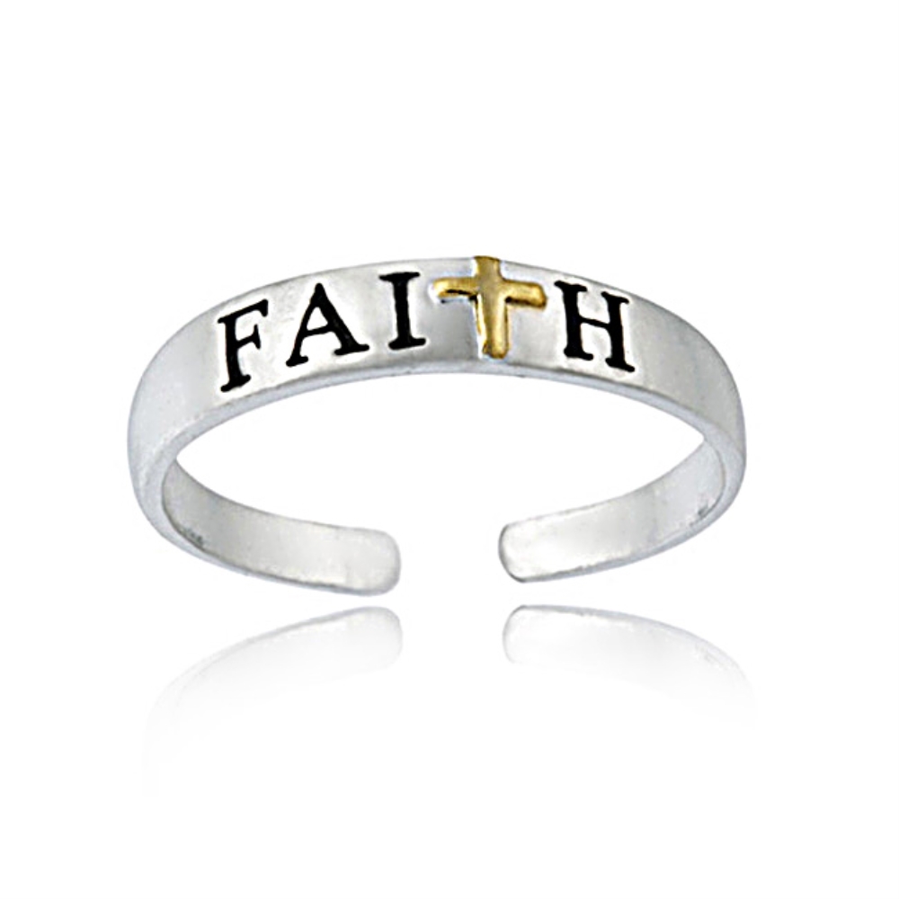 ☆nff☆ silver925 faith ringsilver nff1 Sterling Silver FAITH Cross Ring, Best Religious Gift under